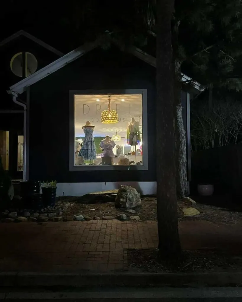 Storefront windows and entry